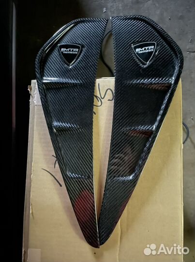 Mtr карбоновые накладки передних крыльев