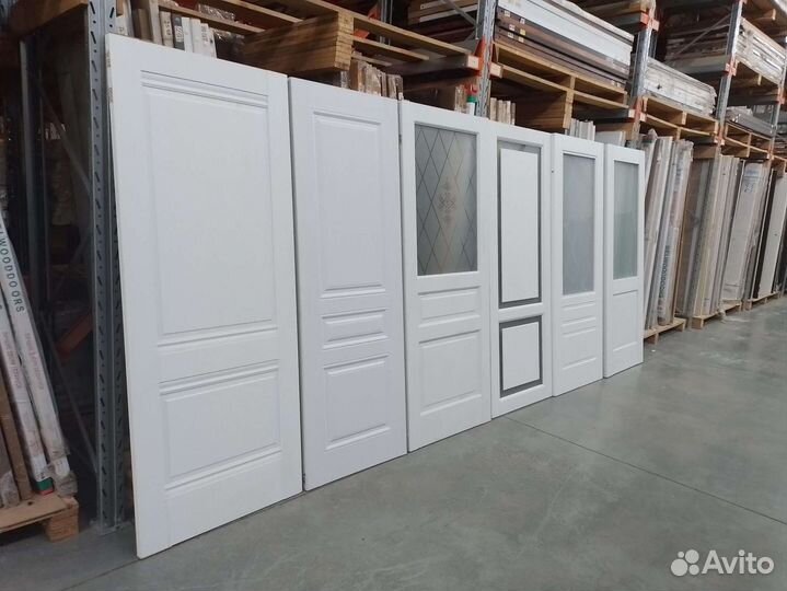 Двери межкомнатные белые