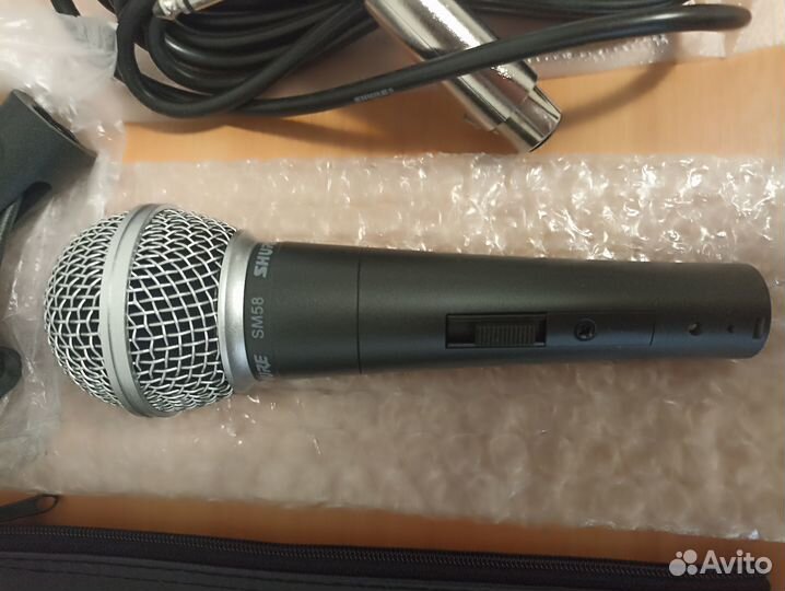 Вокальный микрофон Shure SM 58 с выключателем