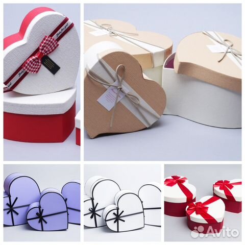 Коробка подарочная в форме сердца