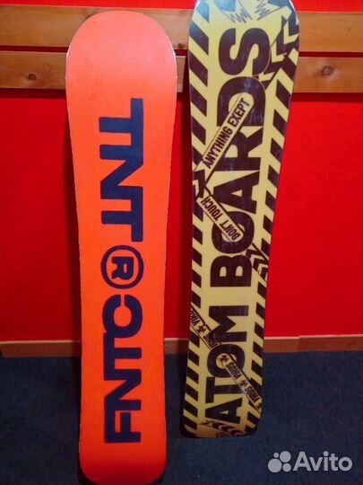 Сноуборд fntc TNT R 155 и atom Keep out 158