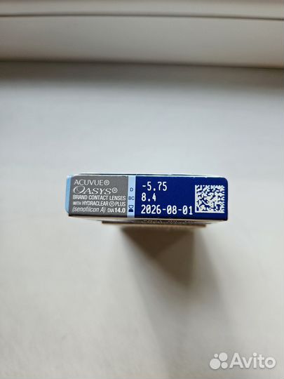 Линзы Acuvue oasys - 5,75