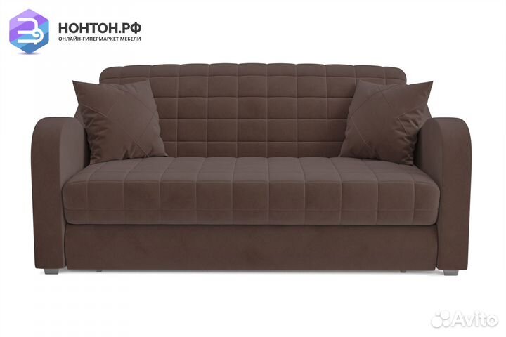 Диван аккордеон Барон №4 коричневый