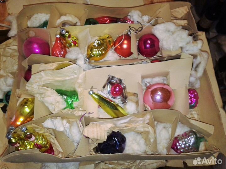 Ёлочные игрушки СССР