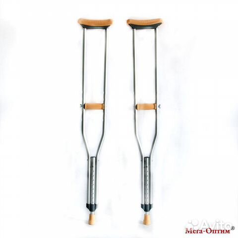 Костыли алюминиевые новые с регулировкой по высоте