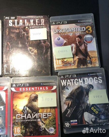 Игровые диски на Sony PlayStation3