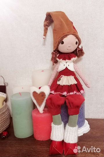 Интерьерная кукла тильда