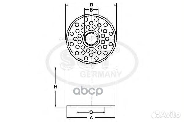 Фильтр топливный ST702 SCT