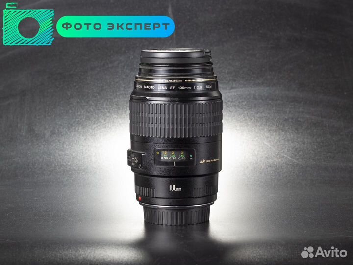 Объектив Canon EF 100mm f2,8 USM Macro
