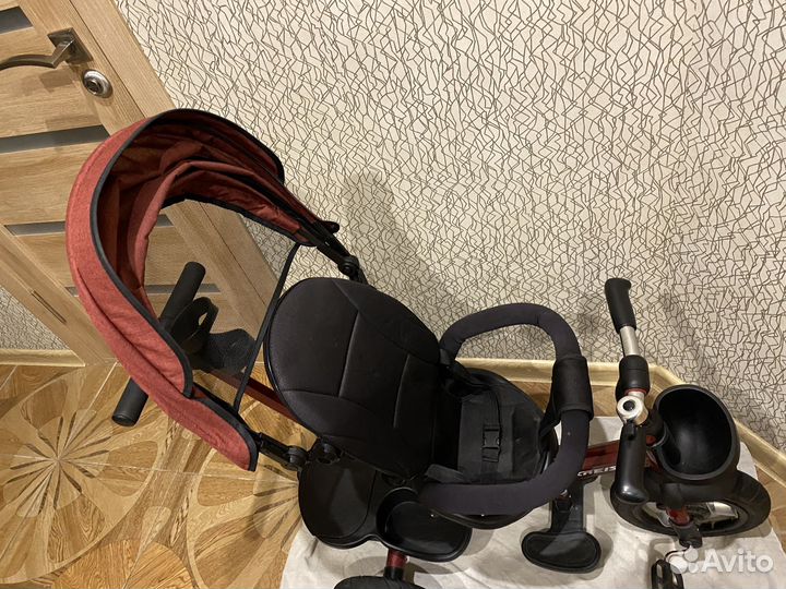 Трехколесный велосипед коляска