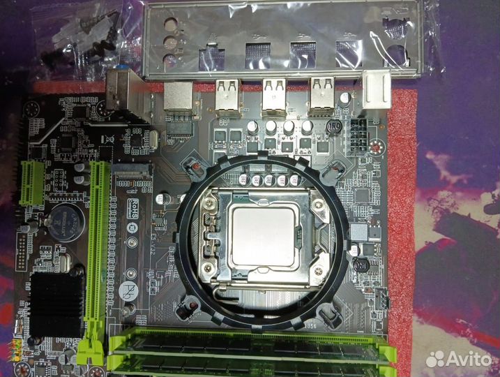 Материнская плата х79+ 2440+16 гб
