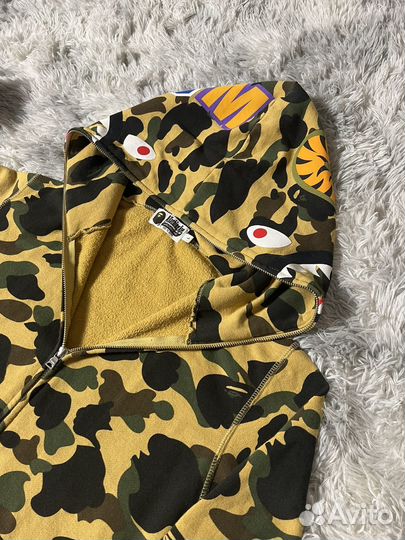 Зип Худи Bape Shark Full Zip Hoodie оригинал