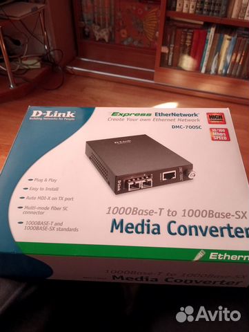 Медиаконвертер D-Link DMC-700SC купить в Москве | Электроника | Авито