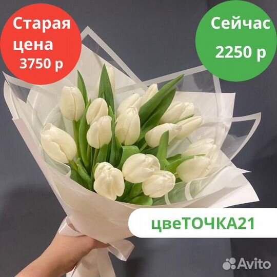 Тюльпаны. Доставка от 60 мин