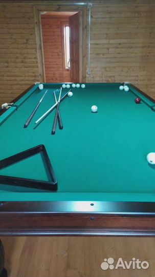 Бильярдный стол Домашний Люкс 10фт на камне