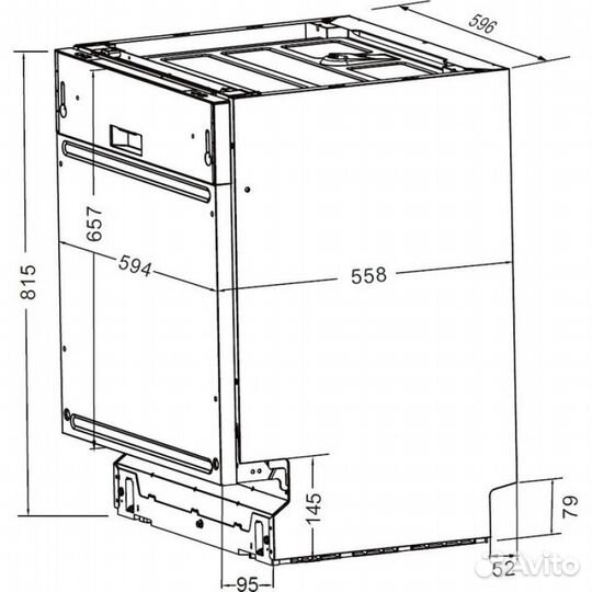 Посудомоечная машина Zugel ZDI601 встраиваемая пол