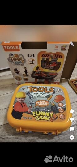 Набор чемодан инструментов детский