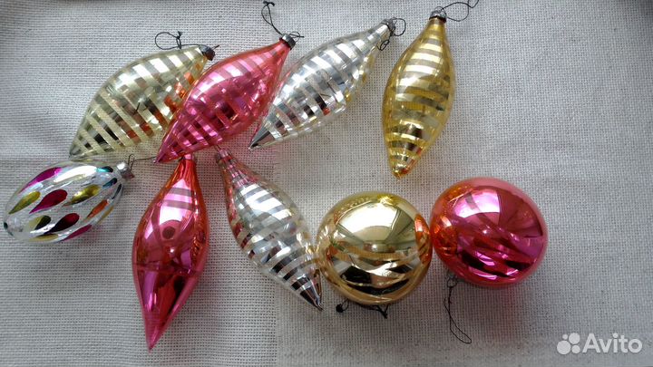 Ёлочные игрушки СССР