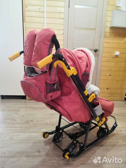 Детские санки коляска nika