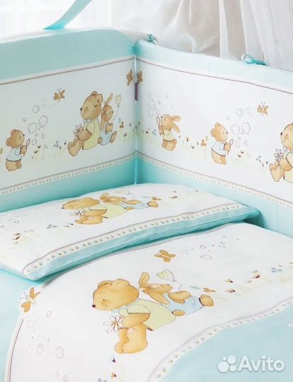 Комплект детского постельного белья Perina, 7предм