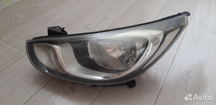 Фара передняя левая на hyundai solaris 1