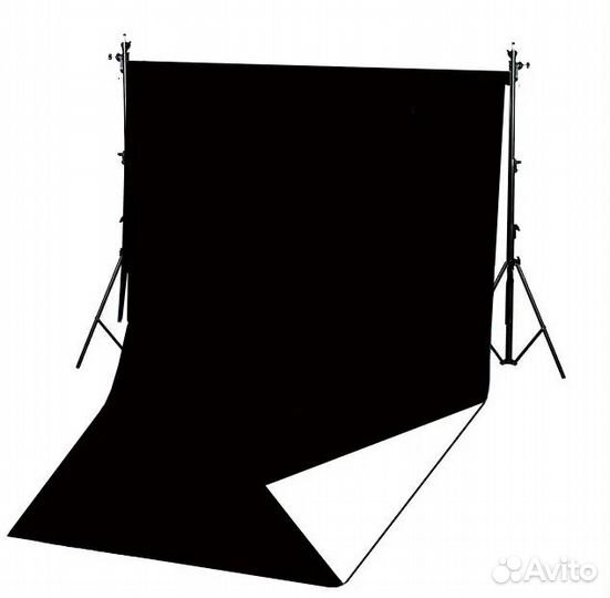 Фотофон двусторонний белый/черный 150*200 новый