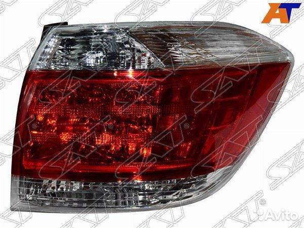 Фонарь задний toyota highlander