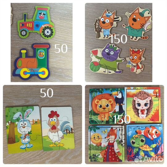 Развивающие игры сортер пазл вкладыш липучки