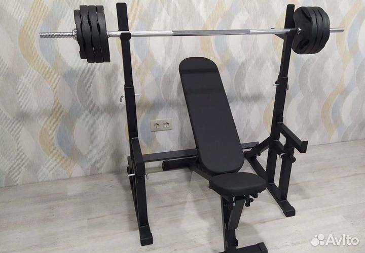 Скамья для жима со стойками