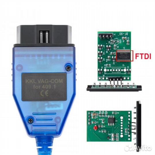K-Line адаптер VAG-COM KKL 409.1 (ftdi)