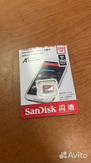 Карта памяти Sandisk ultra 256 gb