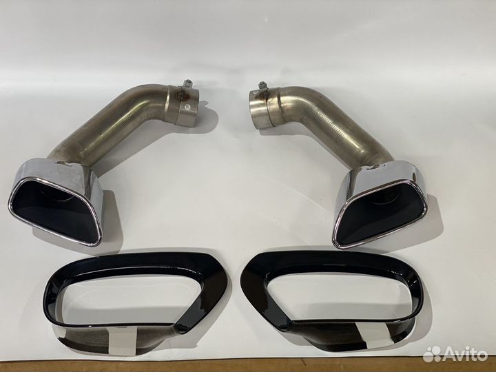 Насадка на глушитель bmw X5 e70 рестайлинг