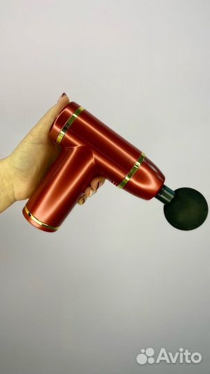 Мышечный массажный пистолет с насадками А819