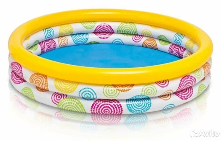 Детский бассейн надувной круглый