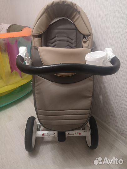 Коляска 2 в 1 adamex luciano deluxe эко кожа