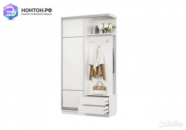 Прихожая-купе Субра белая