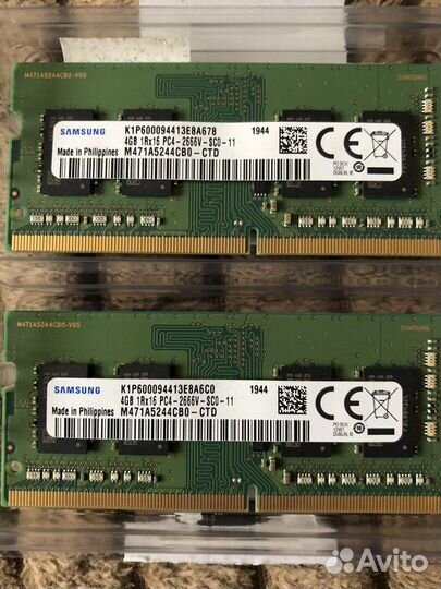 Оперативная память для ноутбука DDR4 8GB 2666 мгц