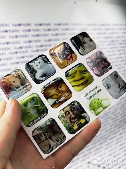 3D стикер на телефон от производителя оптом