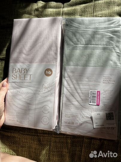 Простыни на резинке 90 на 70 и на 100 на 70