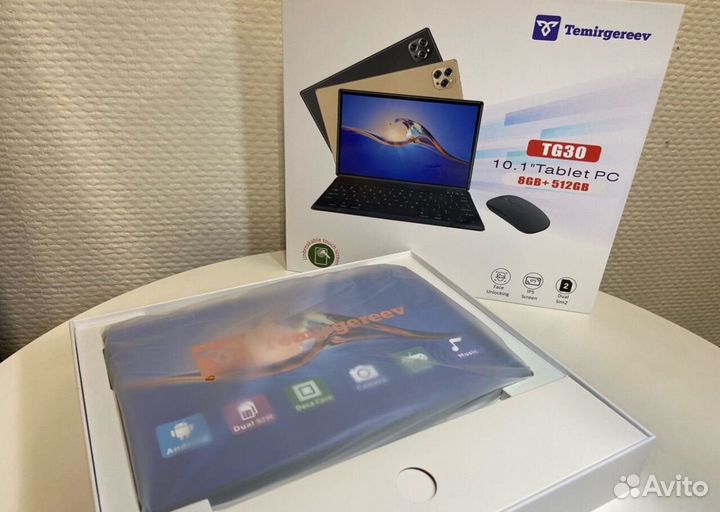 Планшет Temirgereev с клавиатурой и мышкой