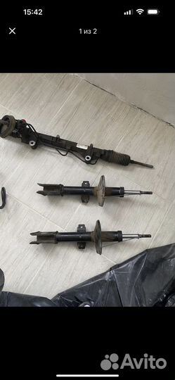 Передние стойки Дастер