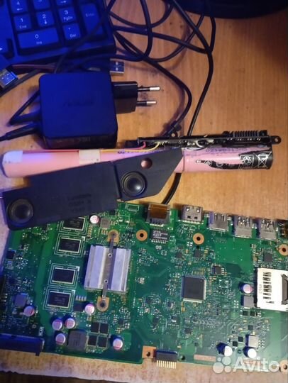 Материнская плата Asus X540SA + Блок питания