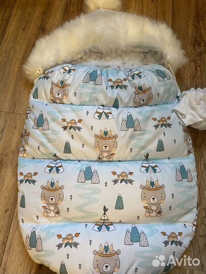 Конверт на выписку зимний