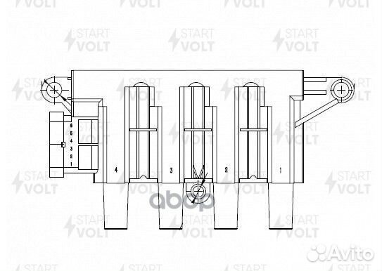 Катушка зажигания для а/м Fiat Albea (02) /Punt