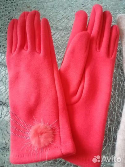 Варежки, перчатки жен