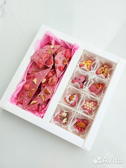 Коробки для шоколадной плитки и конфет 10 шт