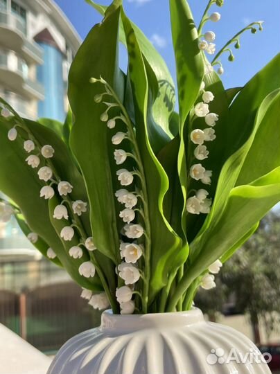 Ландыши букет подарок ручная работа цветы