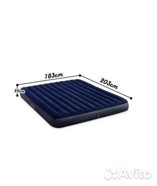 Матрас 183*203*25 двухспальный (64755) Intex