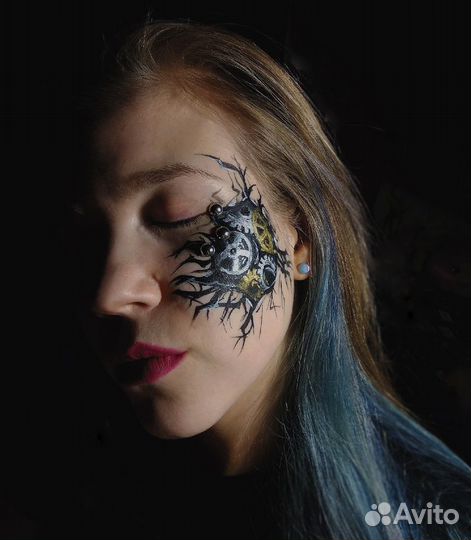 Грим на хэллоуин