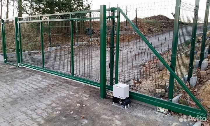 Ворота откатные 3d